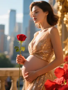 Bound by her bump