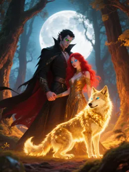 THE WEREWOLF AND THE VAMPIRE KING