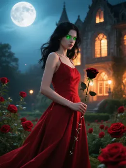 The Blood Rose Lady