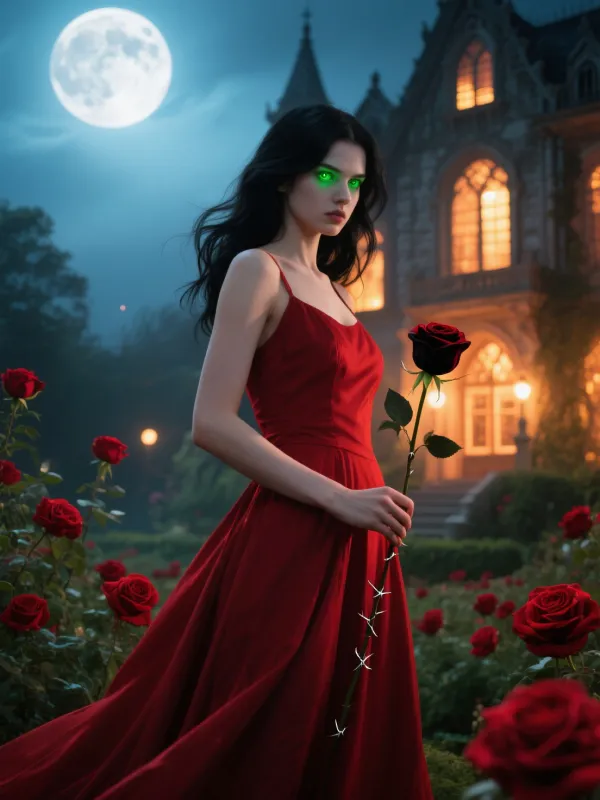 The Blood Rose Lady