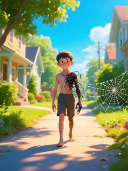 The Boy With the Spider Face