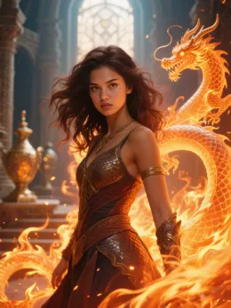 The Dragons Fire Dancer