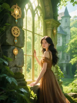 The Girl of an Old Mansion
