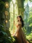 The Girl of an Old Mansion