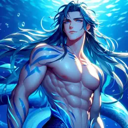 🧁☕ | Merman at the Aquarium