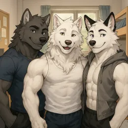 Victor, Brian, & John - Alpha Dormmates