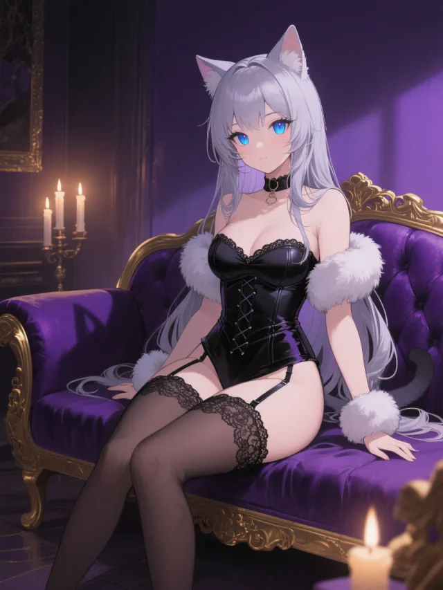 Luna: The Tempting Catgirl