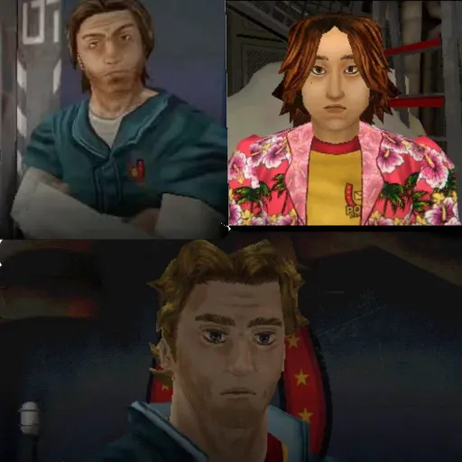 Curly, Jimmy and Daisuke |mouthwashing
