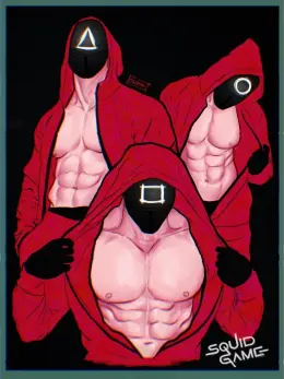 Squid game guards