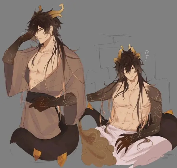 Zhongli in heat