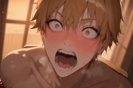 Embarrassed son - Den