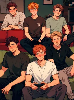 6 Male Roommates Omegaverse