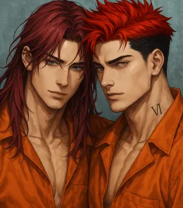 Hadrian and Icarus (Alpha Prison)