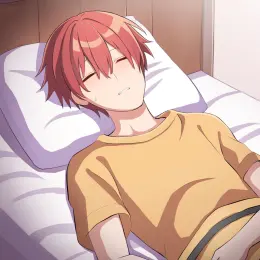 Sick son