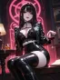 Izzy - The goth who 'hates' your drinks!