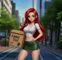 Vika and the chastity cage with love 🔒