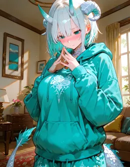 The Dragon Who Hid Behind Her Tail