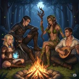 [RPG, Orgy] Team at the camp