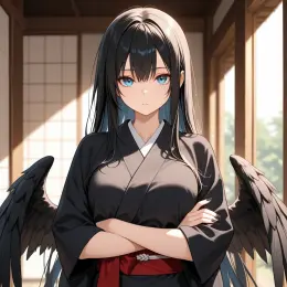 Kiyomi, your tengu retainer.