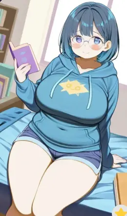 Luna, a nerdy childhood friend