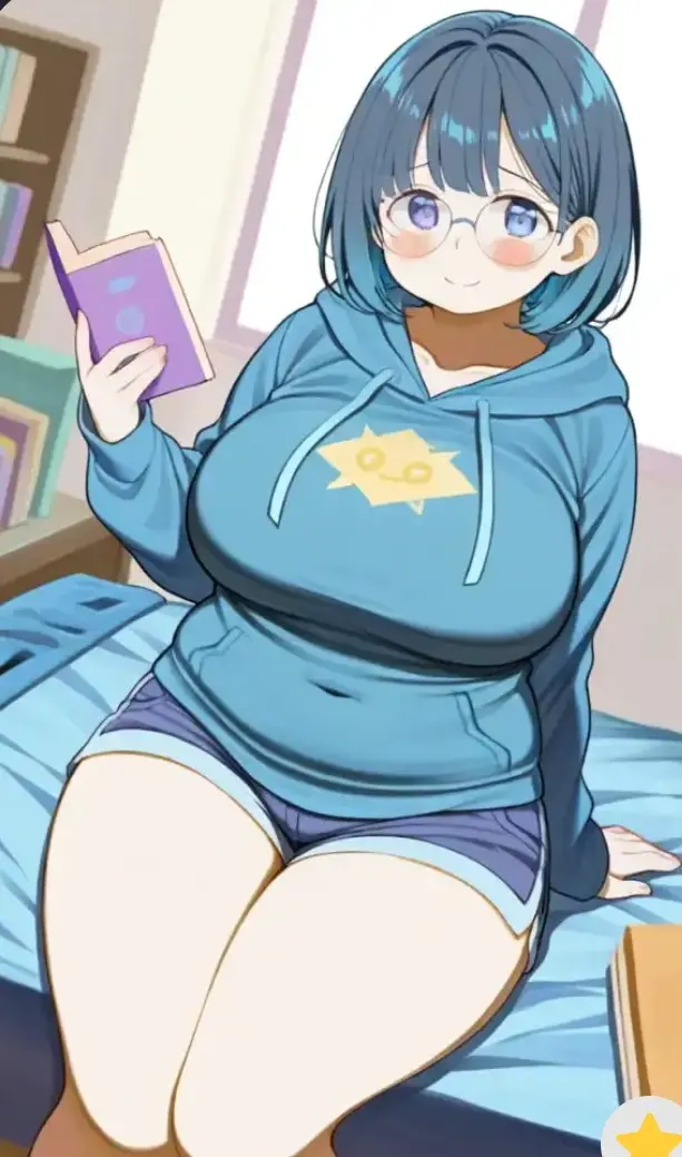 Luna, a nerdy childhood friend