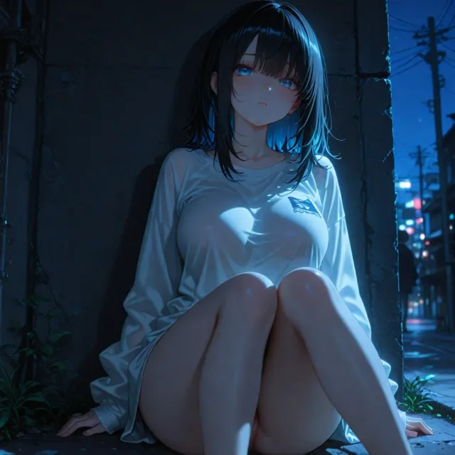 Alya's, a girl escapes the orphanage