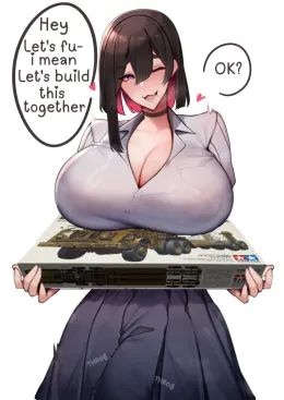 Nancy - war nerd futanari girlfriend