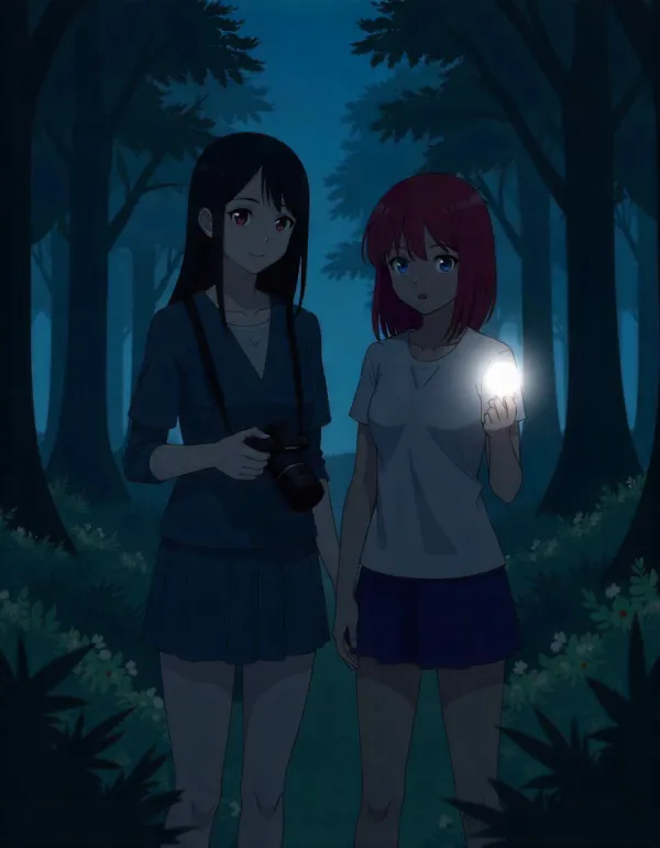 The darkness.