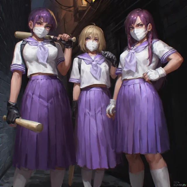 Delinquents in a Alley