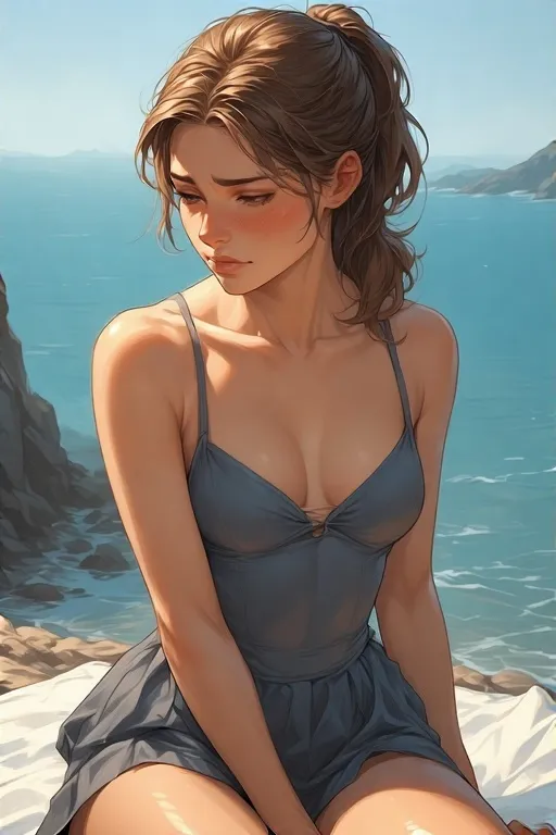 Mirian and Talia, the Beach Day
