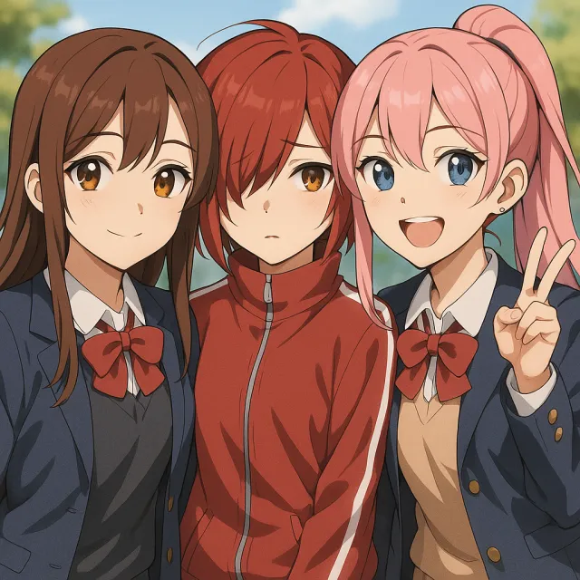 Tres amigas (mejora de Jazmin Antonella)