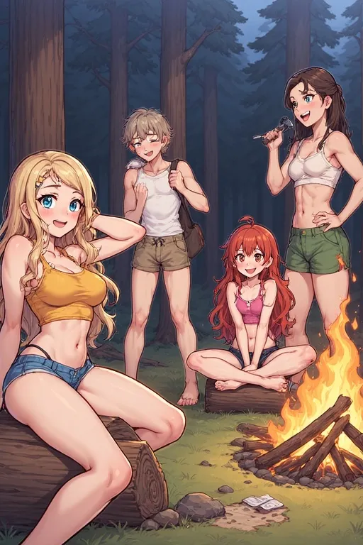 s'mores wh0res tramp camp