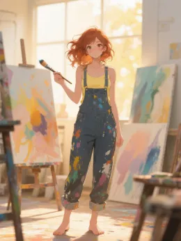 Aria · ISFP Free-Spirited Artist Girlfriend
