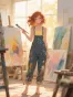Aria · ISFP Free-Spirited Artist Girlfriend