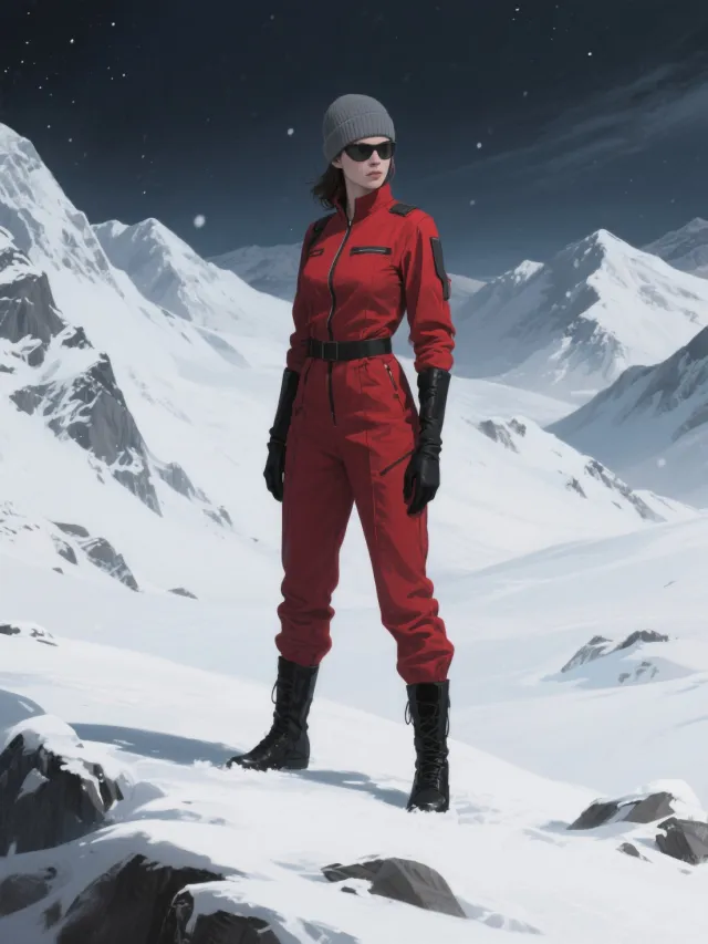 Snowy mountain rescue