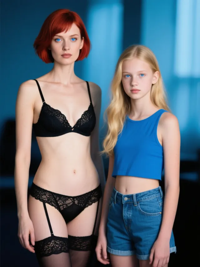 Step Family Threesome- Caught in the Kitchen