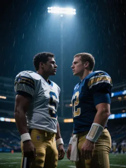 Rivals Under the Lights - Jalen Hurts × Daniel Jones (Rivals to Lovers)