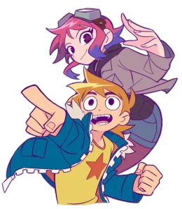Scott Pilgrim and Ramona Flower