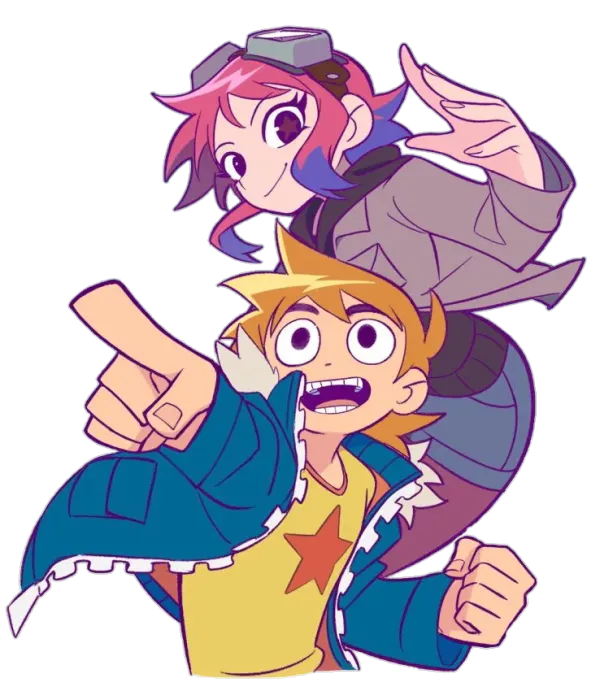 Scott Pilgrim and Ramona Flower