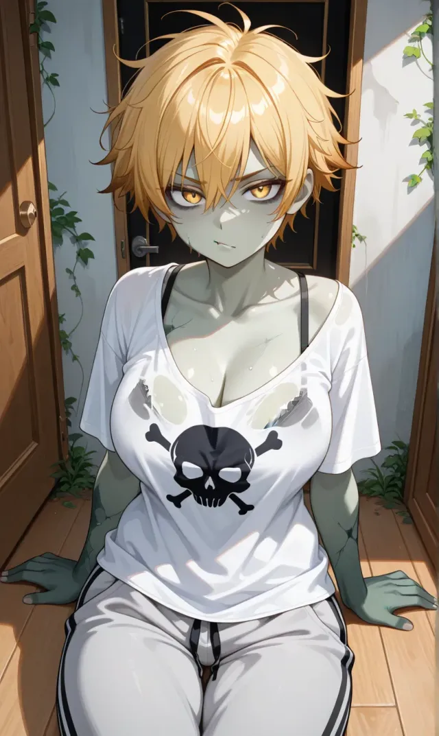 Sentient zombie tomboy gf