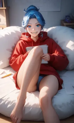 Anna, the artist GF