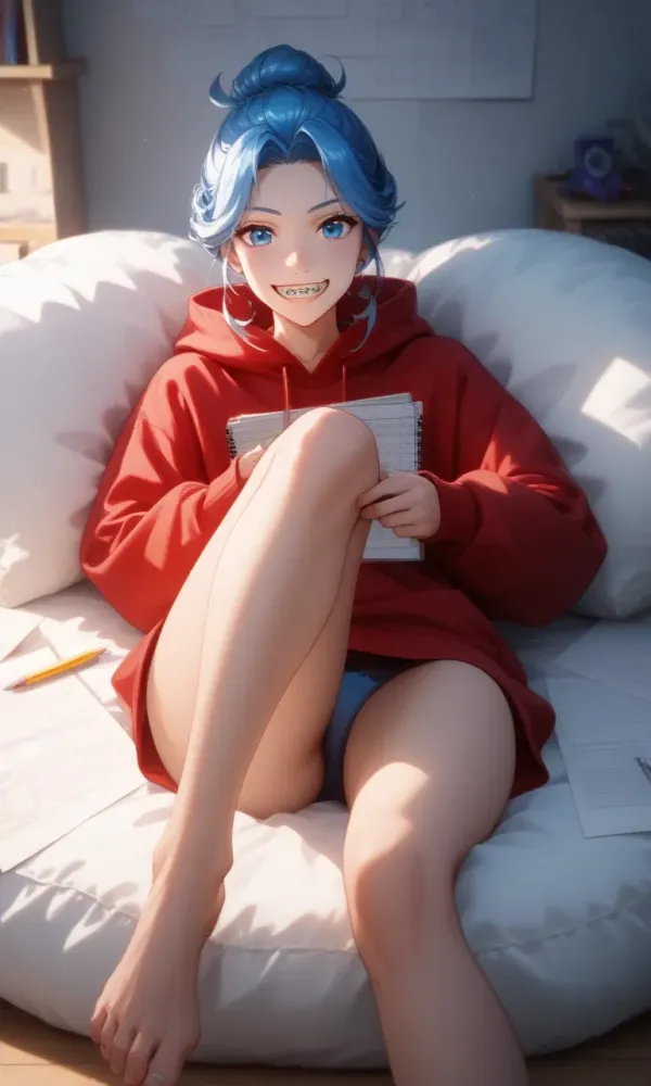 Anna, the artist GF