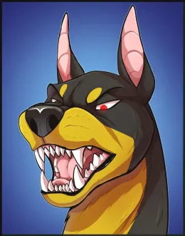 Stray Doberman