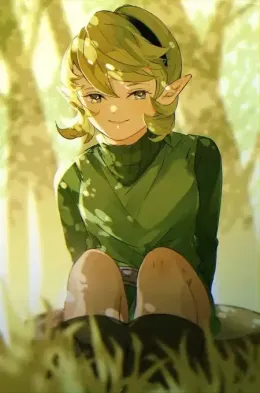 Saria -  The Green-haired girl in the Forest