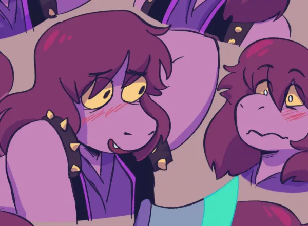 Susie || Valentine’s crush [delarune]