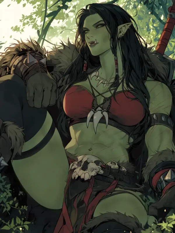 Xania Skullcrusher || orc wife