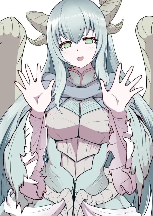 Paarthurnax (Paar-chan/ Okamura edition) Human dragon girls 1