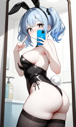 Clove- Shy Girlfriend Wears a Bunny Suit