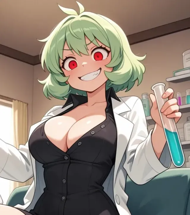Pent-up scientist wife