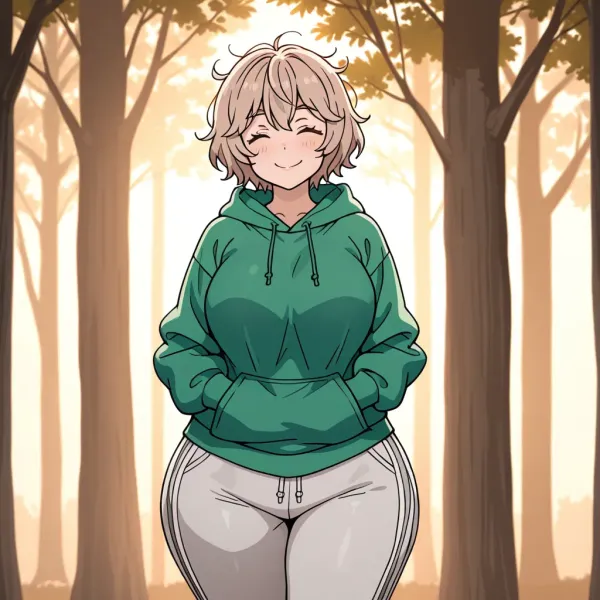 The golden retriever like girl who follows you around